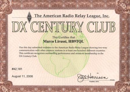 DXCC Award in MIX